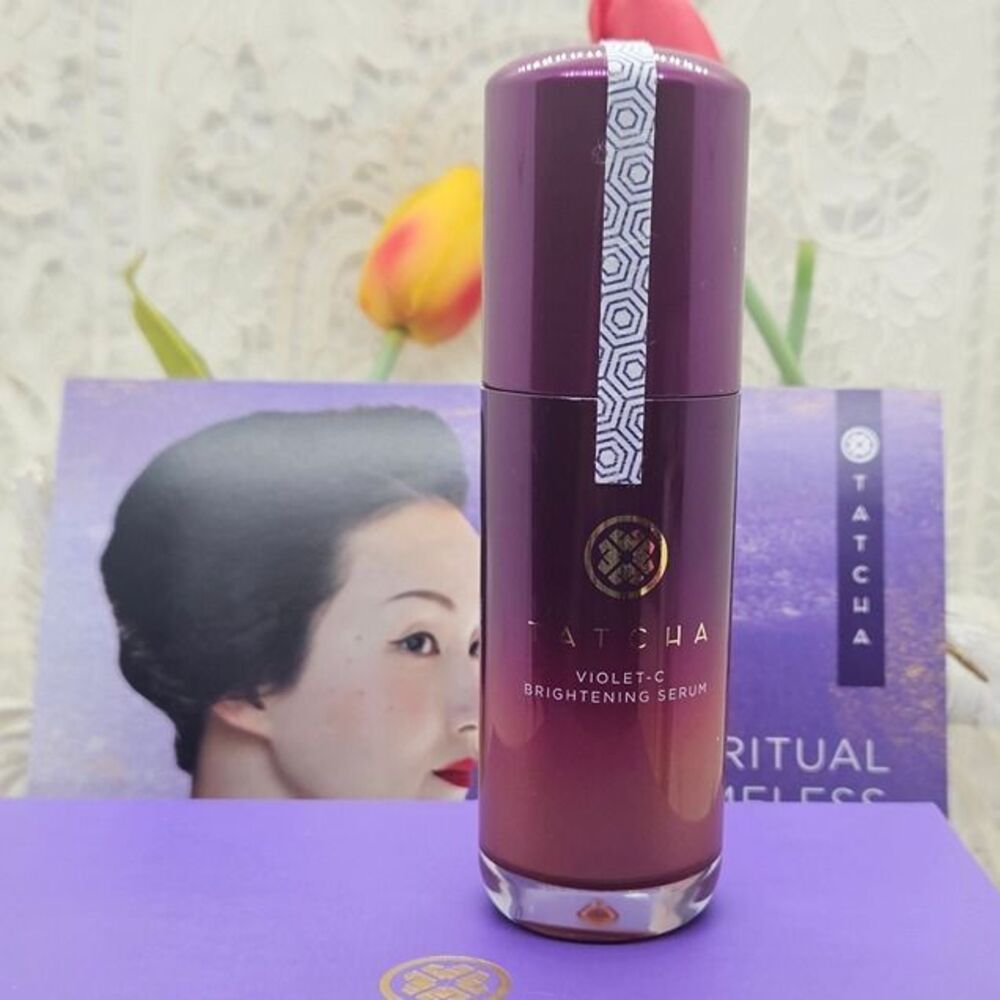 Tatcha Violet-C Brightening Serum (20% Vitamin C + 10% AHAs) -30ml/1oz New